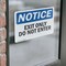 Signmission Exit Only Do Not Enter OSHA Notice Sign, Vinyl Decal, 10in W x 7in L, 2PK OS-2PACK-NS-D-710-L-12223 - alternate 6